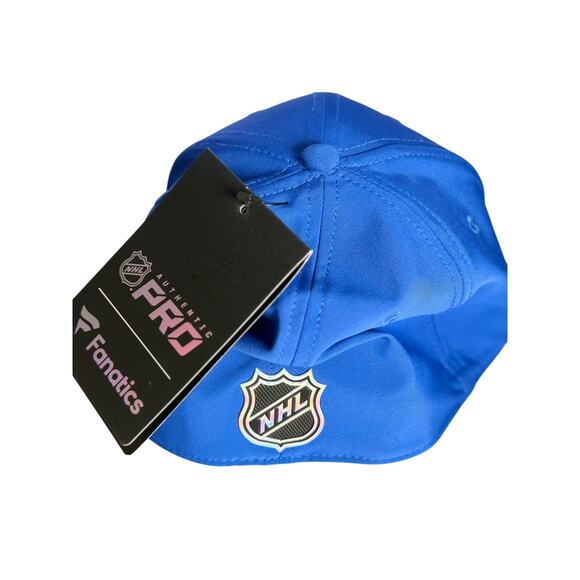 Fanatics New York Islanders Authentic Pro Stretch Fit Hat M/L Blue NWT main image 4